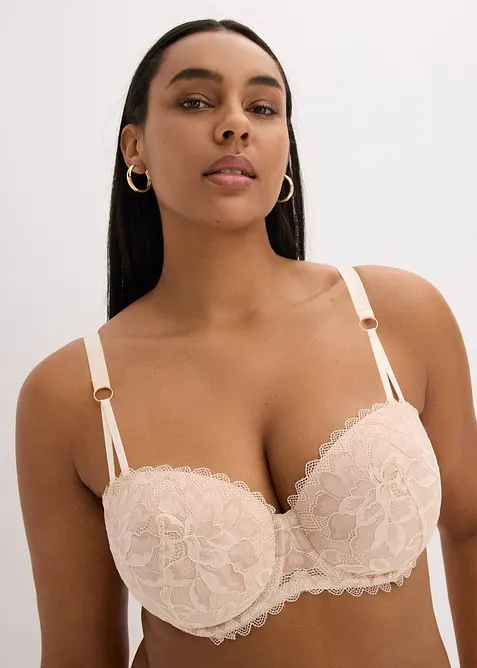 Soutien-gorge balconnet en dentelle &eacute;l&eacute;gante, bonprix