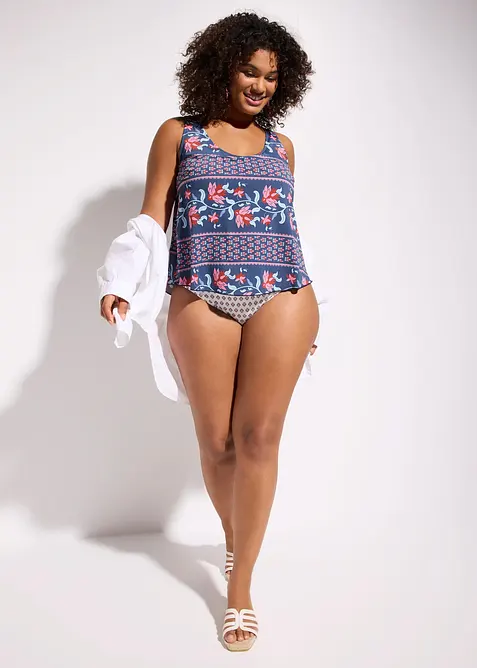 Maillot 1 pi&egrave;ce tankini, bonprix