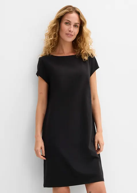 Shirtkleid aus elastischem Baumwoll-Mix, bonprix