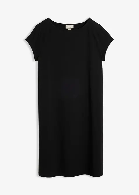 Shirtkleid aus elastischem Baumwoll-Mix, bonprix