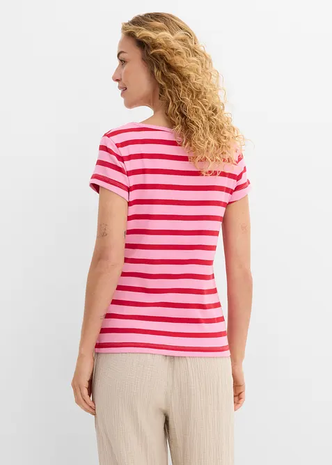 Lot de 2 T-shirts 100% coton, bonprix
