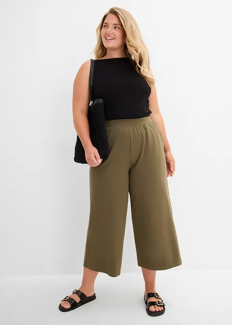 7/8-Hose aus Bio-Baumwolle mit Stretch, bonprix
