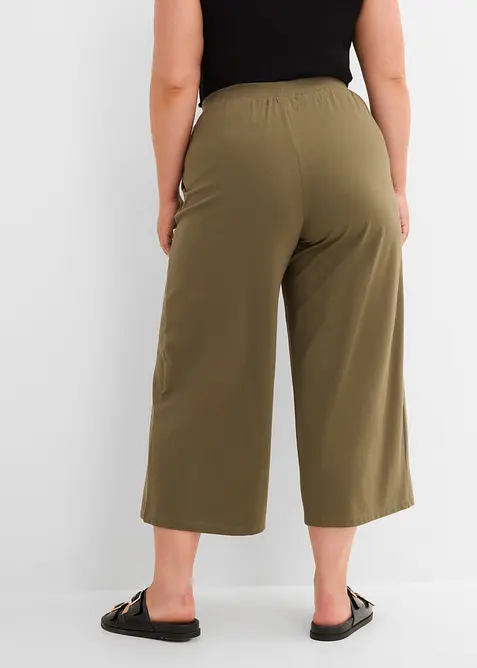 7/8-Hose aus Bio-Baumwolle mit Stretch, bonprix