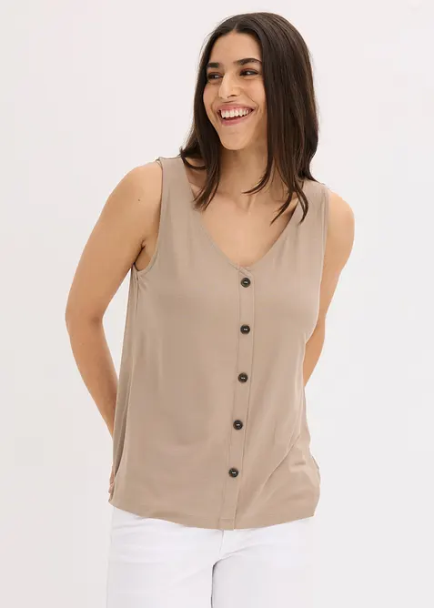 Top mit Knopfleiste, bonprix