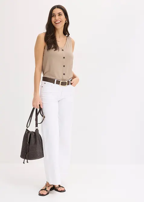 Top mit Knopfleiste, bonprix