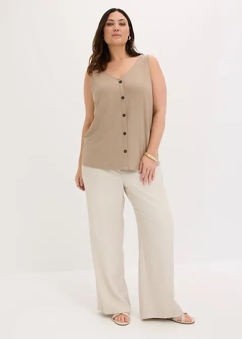 Top boutonn&eacute;, bonprix