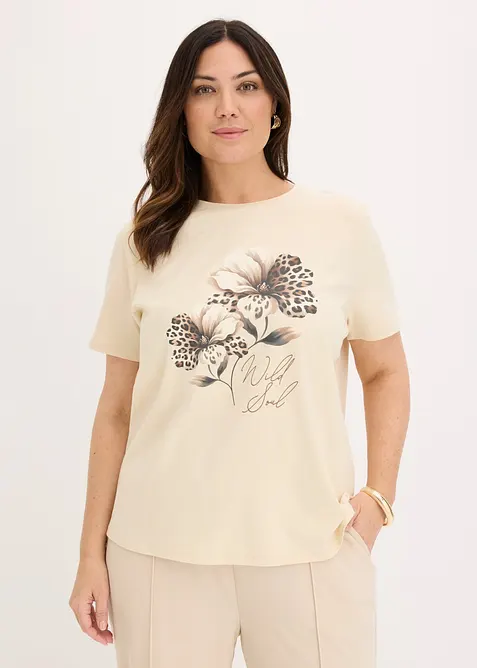 T-shirt en coton, bonprix