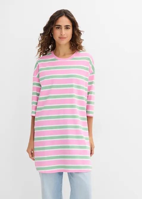 Oversize-Longshirt aus reiner Bio-Baumwolle, bonprix