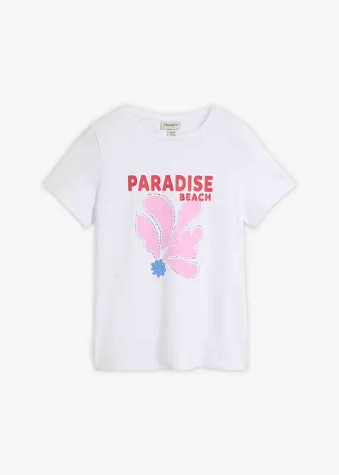 T-shirt en coton extensible, bonprix
