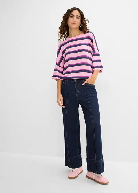 T-shirt oversize en viscose fluide, bonprix