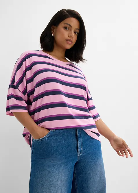 T-shirt oversize en viscose fluide, bonprix