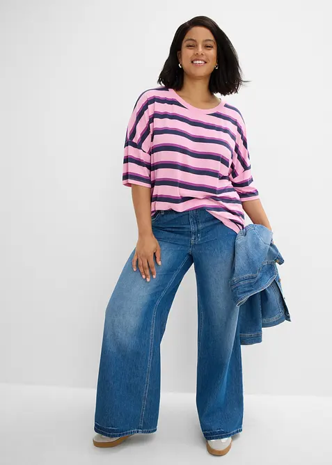 T-shirt oversize en viscose fluide, bonprix
