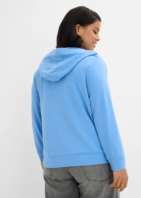 Sweat &agrave; capuche doux, bonprix