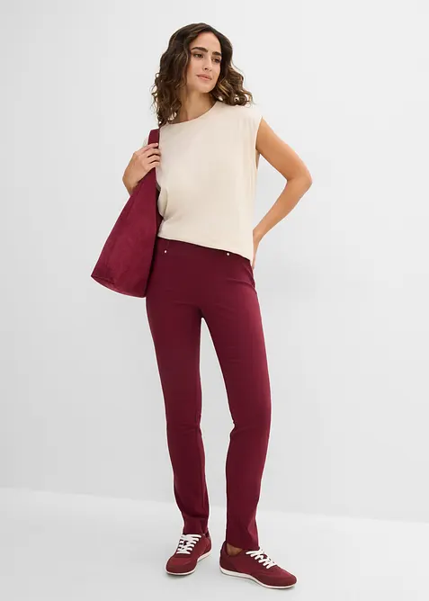 Pantalon extensible &agrave; taille &eacute;lastiqu&eacute;e, bonprix