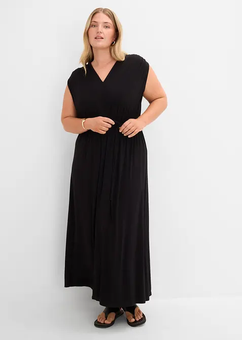 Jersey-Maxikleid aus Viskose-Mix, bonprix