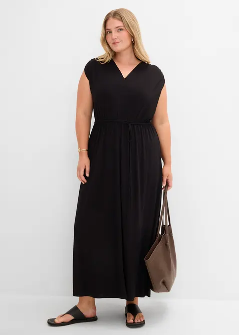 Jersey-Maxikleid aus Viskose-Mix, bonprix