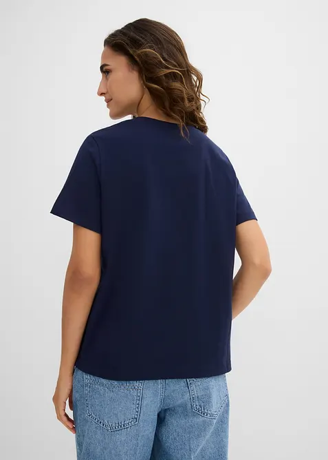 T-Shirt aus reiner Baumwolle, bonprix