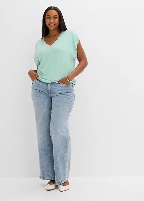 T-shirt en viscose douce, bonprix