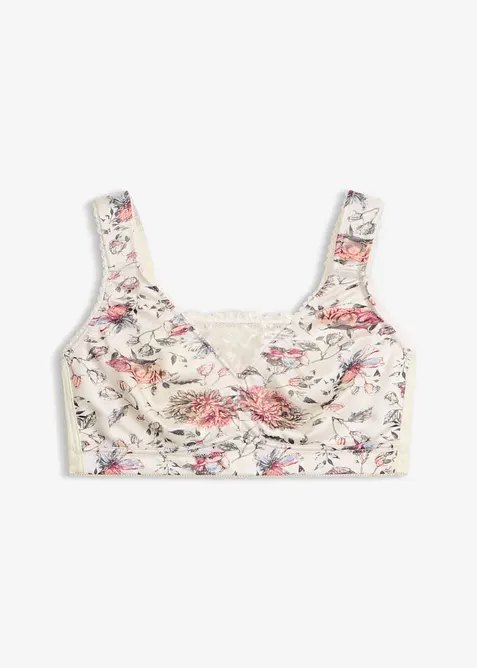 Soutien-gorge grand maintien sans armatures, bretelles rembourr&eacute;es, bonprix