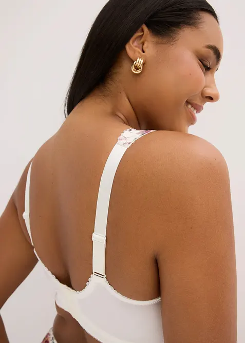 Soutien-gorge grand maintien sans armatures, bretelles rembourr&eacute;es, bonprix