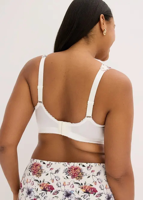 Soutien-gorge grand maintien sans armatures, bretelles rembourr&eacute;es, bonprix