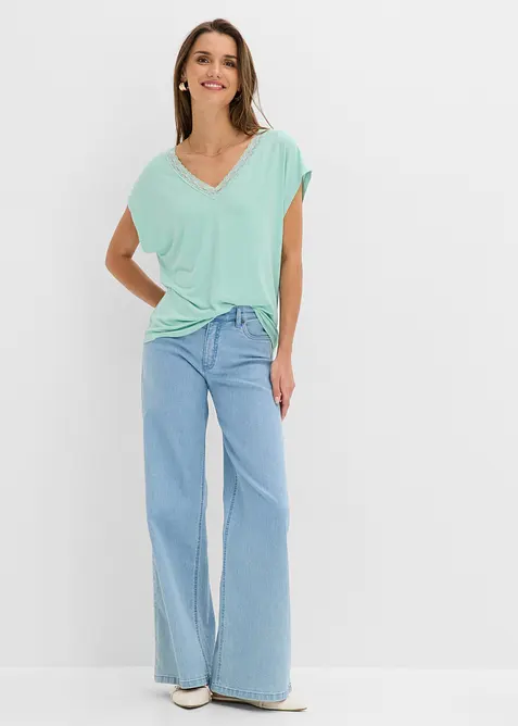 T-shirt en viscose douce, bonprix