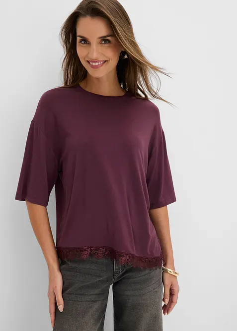 T-shirt en viscose douce, bonprix