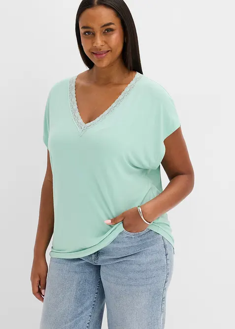 T-shirt en viscose douce, bonprix