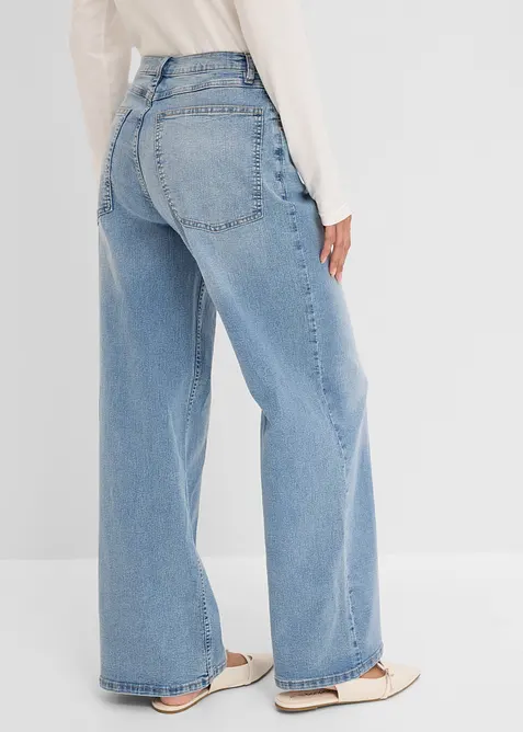 Jean large taille haute, bonprix