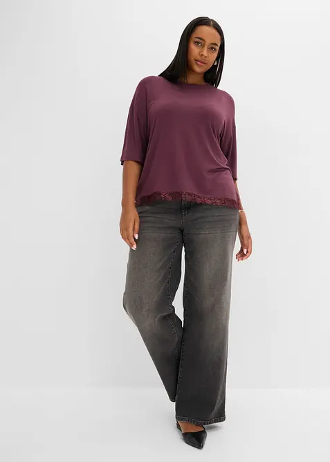 T-shirt en viscose douce, bonprix