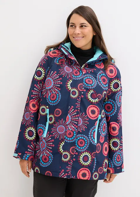 Veste fonctionnelle 3 en 1 &agrave; capuche, imperm&eacute;able, bonprix
