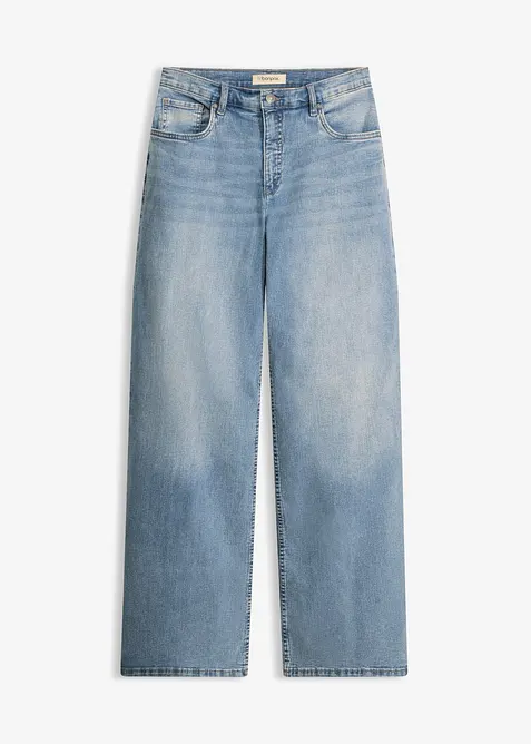 Jean large taille haute, bonprix