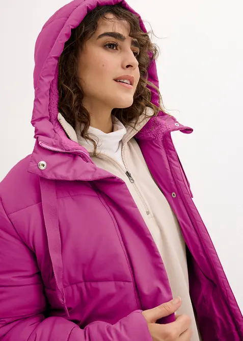 Doudoune avec capuche doubl&eacute;e sherpa, bonprix