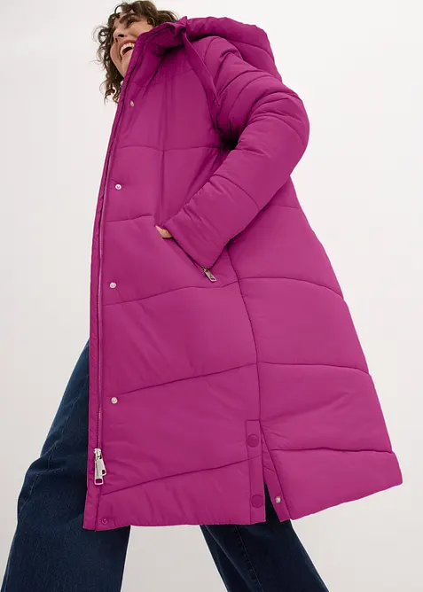 Doudoune avec capuche doubl&eacute;e sherpa, bonprix