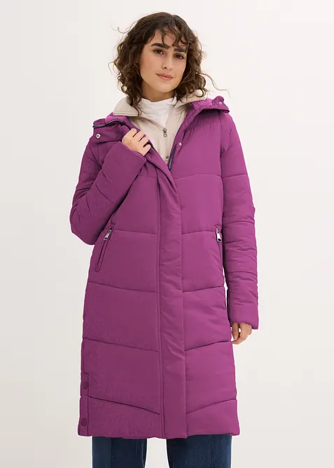 Doudoune avec capuche doubl&eacute;e sherpa, bonprix