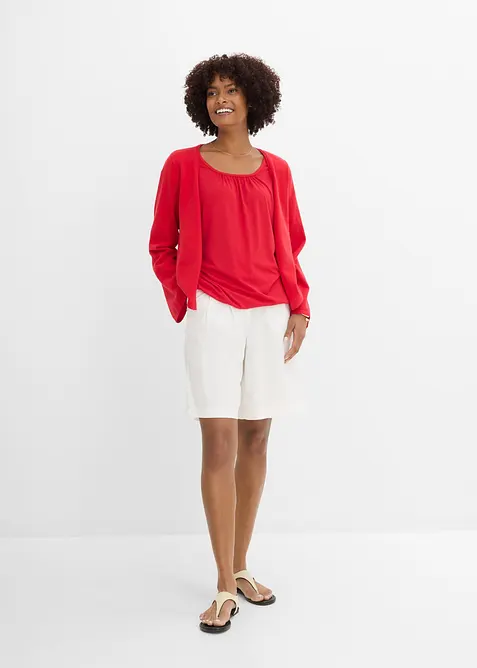 Oversize-Shirt aus Viskose-Mix, bonprix
