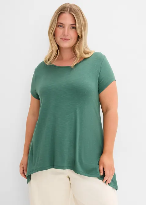 T-shirt &agrave; base asym&eacute;trique, bonprix