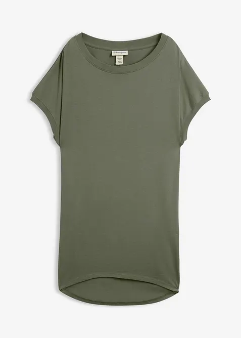 T-shirt long 100% coton, bonprix