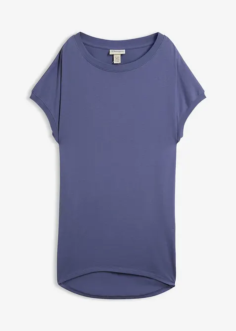 T-shirt long 100% coton, bonprix