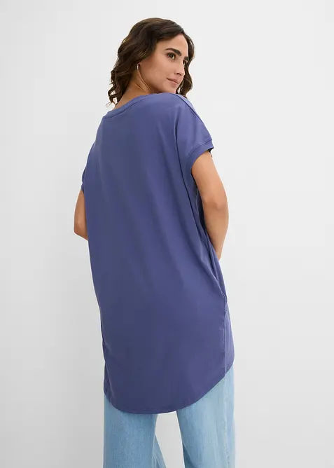 T-shirt long 100% coton, bonprix