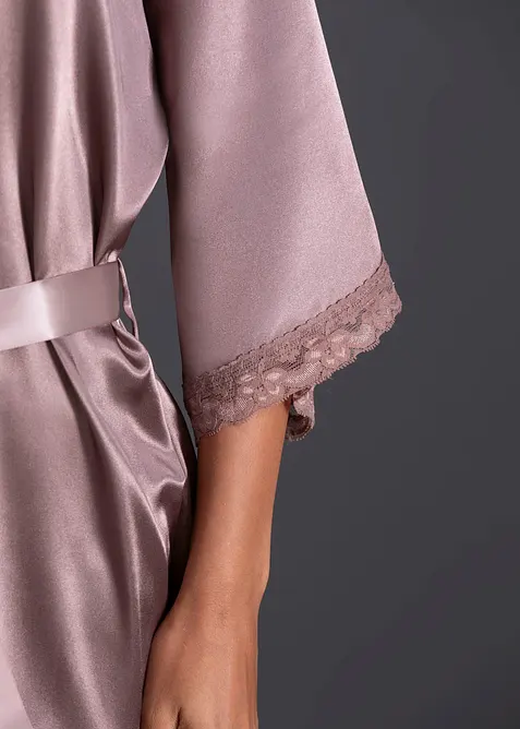 Kimono en satin, bonprix