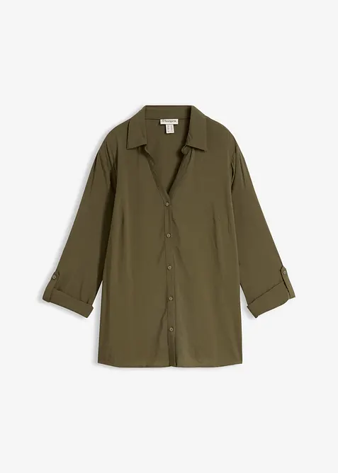 Leichte Bluse aus flie&szlig;ender Viskose, bonprix