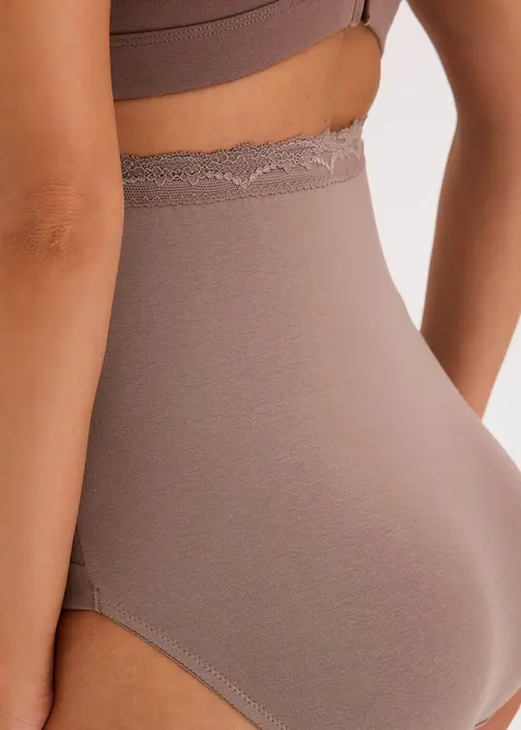 Lot de 2 slips de grossesse coton, bonprix