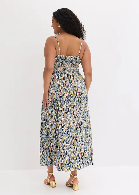 Maxikleid aus flie&szlig;ender Viskose, bonprix