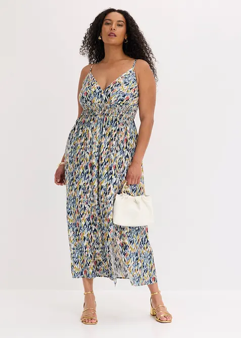 Maxikleid aus flie&szlig;ender Viskose, bonprix