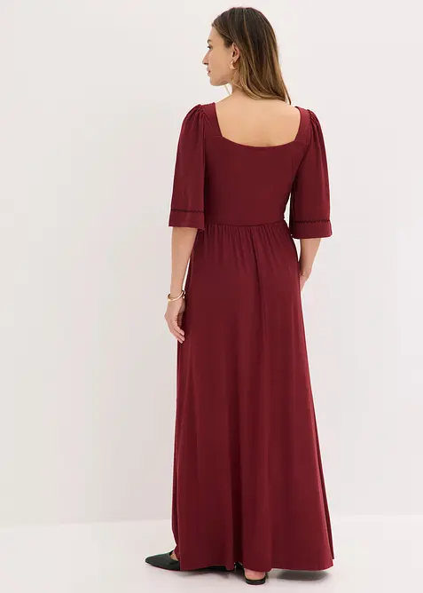 Robe longue et fluide en viscose extensible, bonprix