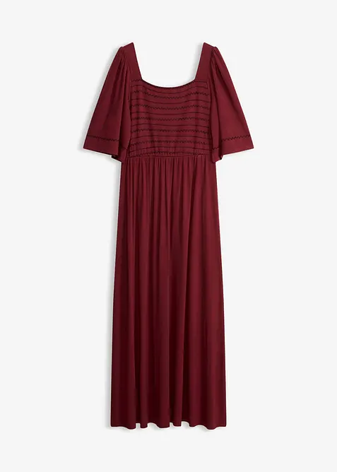 Robe longue et fluide en viscose extensible, bonprix
