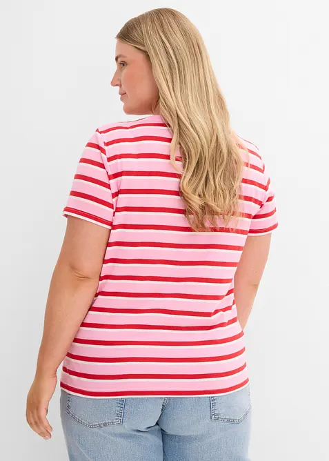 T-shirt en coton m&eacute;lang&eacute;, bonprix