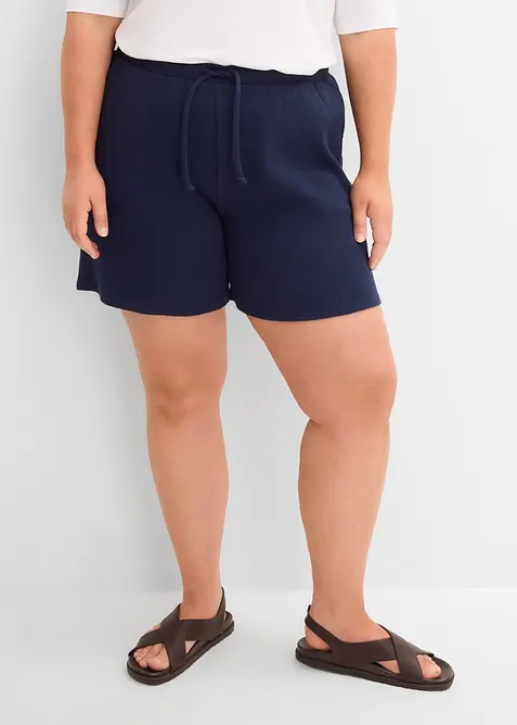 Strukturshorts aus reiner Baumwolle, bonprix