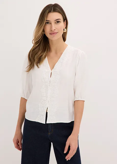 Blouse manches courtes, bonprix
